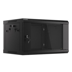 LANBERG RACK CABINET 19” WALL-MOUNT 6U 600X450 (FLAT PACK) V2 BLACK 