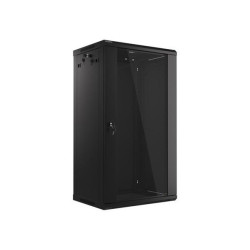 LANBERG RACK CABINET 19” WALL-MOUNT 22U 600X450 (FLAT PACK) BLACK V2