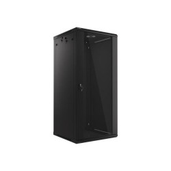 LANBERG RACK CABINET 19” WALL-MOUNT 27U 600X600 (FLAT PACK) BLACK V2