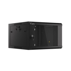 LANBERG RACK CABINET 19" WALL-MOUNTED 6U 570X600 FAST ASSEMBLY (FLAT PACK) BLACK 