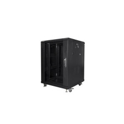 LANBERG Volně stojící skříň 19" 15U 600x600 černá (RAL9004) (v rozloženém stavu)