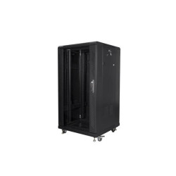LANBERG Volně stojící skříň 19" 22U 600x600 černá (RAL9004) (v rozloženém stavu)