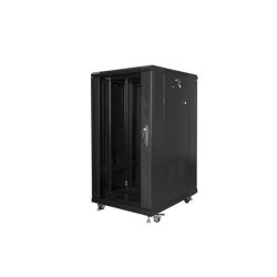 LANBERG Volně stojící skříň 19" 22U 600x800 černá (RAL9004) (v rozloženém stavu)