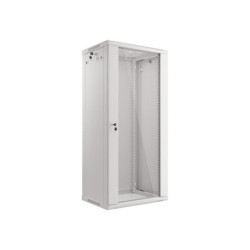 LANBERG RACKOVÁ SKŘÍŇ 19" NÁSTĚNNÁ 27U 600X450 (v rozloženém stavu) ŠEDÁ V2