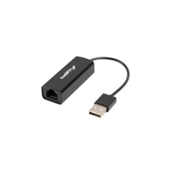 LANBERG USB-RJ45 ETHERNET ADAPTÉR SÍŤOVÁ KARTA USB 2.0 1X RJ45 100MB KABEL