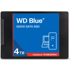 WD BLUE SSD 3D NAND WDS400T5B0A 4TB SA510 SATA 600, (R:560, W:525MB s), 2.5"