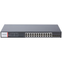 Hikvision DS-3T1528HP-SI-24P4F - Switch 24x 1Gbps RJ-45 PoE 90W na port 1-4 (celkem 480W), 4x 1Gb SFP