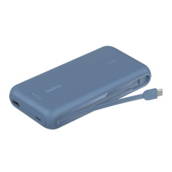 Belkin BOOST CHARGE USB-C Power Delivery PowerBanka s integrovaným USB-C kabelem, 20000mAh, 30W, modrá