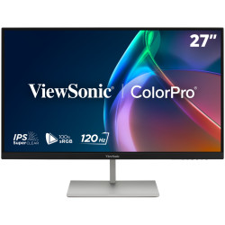 ViewSonic VP2766-2K 27" QHD 3 sides Frameless SuperClear IPS Monitor s 100% sRGB, 90W USB-C, ergonomický stojan, černý