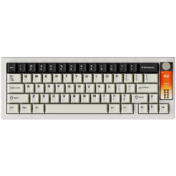 Krux mechanická klávesnice Drox bezdrátová Krux Violet sw. ARGB 2,4Ghz BT USB display