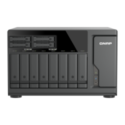 QNAP TVS-h1277AX-R5-16G (AMD Ryzen 5, 16GB DDR5 RAM, 8x 3,5"+ 4x 2,5", 3x PCIe, 2x 2,5GbE, 2x 10GbE)