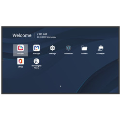 ViewSonic 55" Prezentační Display 3840*2160,500nits,1200:1,8GRAM 32GB,HDMI,USB-A,USB-C,RS232,Speaker16W*2,RJ45*2,Black