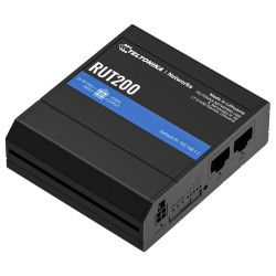Teltonika RUT200 průmyslový router 1x LAN, 1x WAN, 1x SIM + eSIM, LTE, Wi-Fi 4