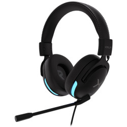 Krux headset Crave RGB drátový 3,5mm jack USB RGB podsvícení sluchátek černý