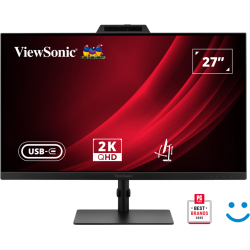 Viewsonic VG2741V-2K 27" IPS 2560x1440@120Hz 4ms 250cd HDMI DP USB USB-C Webcam Repro Pivot HAS VESA