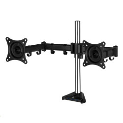 ARCTIC stolní držák Z2 Pro (Gen3) pro 2x LCD do 34", nosnost 2x15kg, 4x USB HUB, černý