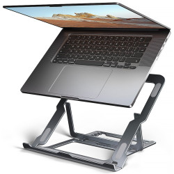 AXAGON stojan pro notebooky a tablety 10" - 17,3" STND-LAG 8 pozic šedý