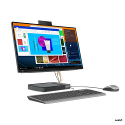 Lenovo IdeaCentre AIO 5 24ALC6 23,8" FHD R5-5500U 12GB 512GB SSD AMD int W10 Black 2R