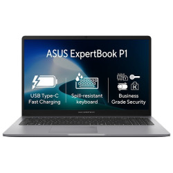 ASUS ExpertBook P1 Core 5 210H 16GB DDR5 512GB SSD Intel® Graphics 15,6"FHD,matný W11P šedý
