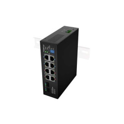 LANBERG SWITCH ILGE-8P-2S-120 LEHKÝ PRŮMYSLOVÝ POE 4XBT 4XAT 2XSFP DIN GIGABITOVÝ ETHERNET