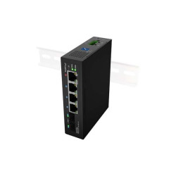 LANBERG SWITCH ILGE-4P-2S-90 LEHKÝ PRŮMYSLOVÝ POE 1XBT 3XAT 2XSFP DIN GIGABITOVÝ ETHERNET