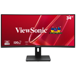 ViewSonic VA3420C-2 34" 21:9, 3440 x 1440, VA zakřivený monitor,120Hz,HDMI,DP,USB,USB-C 96W, speakers,výš. stavitelný