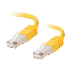 C2G Cat5e Booted Shielded (STP) Network Patch Cable - Patch kabel - RJ-45 (M) do RJ-45 (M) - 3 m - STP - CAT 5e - lisovaný - žlutá