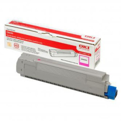 Toner OKI C8600, magenta, 43487710 - poškození obalu B (viz. popis)