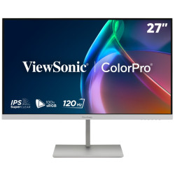 ViewSonic VP2766-2K-W 27" QHD 3 sides Frameless SuperClear IPS Monitor s 100% sRGB, 90W USB-C,ergonomický stojan,bílý
