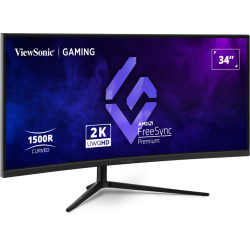 Viewsonic VX3418C-2K zakřivený 34" VA 3440x1440@180Hz 1ms 250cd 2xHDMI 2xDP Repro HAS VESA