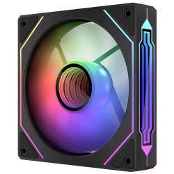 Krux ventilátor Corvus 120 Reverse ARGB 120 mm ARGB fan infinity mirror efekt
