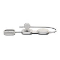 ZENS Pro 3 - Bezdrátová nabíjecí podložka - 140 watt - 3 výstupní konektory (USB-C, magnetický) - Certifikace MFI - bílá