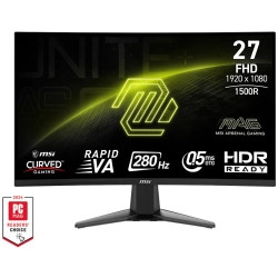 MSI MAG 276CXF 27" 1920x1080 VA 280Hz 0,5ms 300cd m2 4000:1 HDMI DP VESA černý