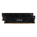 Crucial Pro OC - DDR5 - sada - 32 GB: 2 x 16 GB - DIMM 288-pin - 6400 MT s PC5-51200 - CL32 - 1.35 V - bez vyrovnávací pameti - nenápadná matne cerná