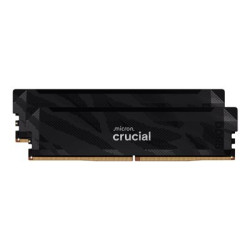 Crucial Pro OC - DDR5 - sada - 32 GB: 2 x 16 GB - DIMM 288-pin - 6400 MT s PC5-51200 - CL32 - 1.35 V - bez vyrovnávací pameti - nenápadná matne cerná