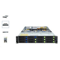 Gigabyte R283-ZF0-AAL1 Dual AMD EPYC 9005 9004 2U, 24xDDR5, 4x Dual slot Gen5 GPUs, 8x 3.5 2.5 Gen5 NVMe SATA SAS, 4 x 3
