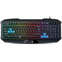 Genius GX GAMING Scorpion K215 klávesnice drátová (USB) CZ SK, černá
