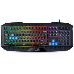 Genius GX GAMING Scorpion K215 klávesnice drátová (USB) CZ SK, černá