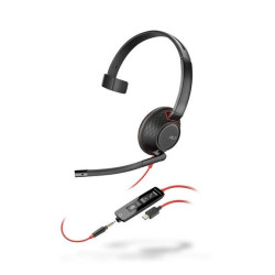 Poly Blackwire 5210 náhlavní souprava, 3.5 mm jack + USB-C A adaptér, mono