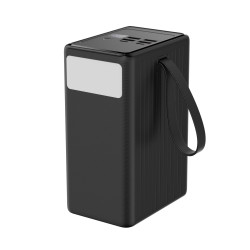 Platinet Powerbanka 80000 mAh 65W Power Delivery, 2xUSB-C, 4xUSB-A, kabel USB-C 1m, černá