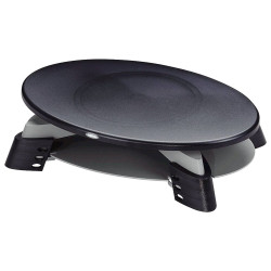 FELLOWES stojan pod monitor OVAL 424mm x 86mm x 288mm černo-stříbrný