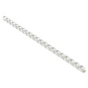 EUROSUPPLIES plastové hřbety formát A4 45mm bílé 50 pack