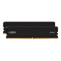 Crucial - DDR5 - sada - 96 GB: 2 x 48 GB - DIMM 288-pin - 5600 MHz PC5-44800 - CL46 - 1.1 V - bez vyrovnávací paměti - on-die ECC - černá