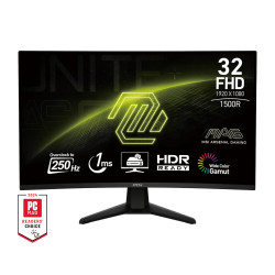 MSI MAG 32C6X 31,5" VA FHD 250Hz 1ms Černá 3R