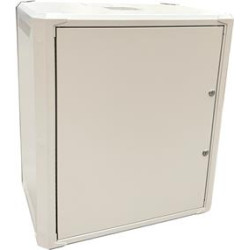 Conexpro jednodílný rozvaděč 19" 12U 400mm, FLAT PACK, plechové dveře