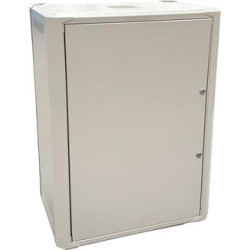Conexpro jednodílný rozvaděč 19" 15U 400mm, FLAT PACK, plechové dveře