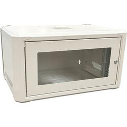 Conexpro jednodílný rozvaděč 19" 4U 400mm, FLAT PACK, skleněné dveře