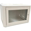 Conexpro jednodílný rozvaděč 19" 6U 400mm, FLAT PACK, skleněné dveře