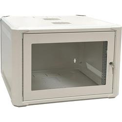Conexpro jednodílný rozvaděč 19" 6U 600mm, FLAT PACK, skleněné dveře