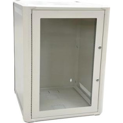 Conexpro jednodílný rozvaděč 19" 15U 600mm, FLAT PACK, skleněné dveře